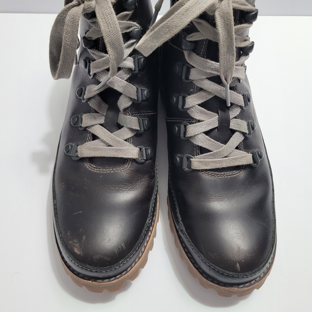 Womens Chaco Black Fields Hiking Lace Up Boots - Picture 8 of 11